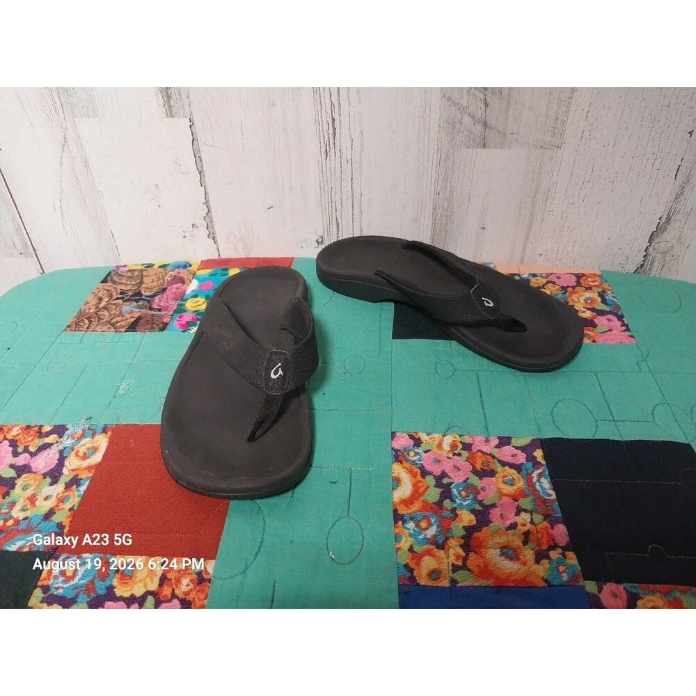 olukai Ohana womens flip flops size 6